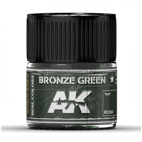 Vernice Acrilica AK Real Colors Bronze Green 10ml