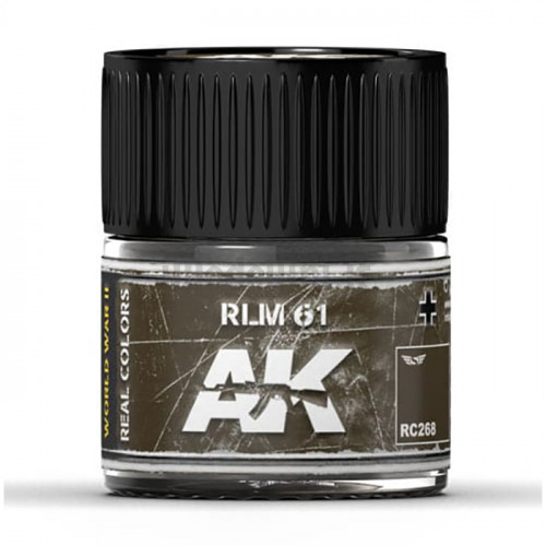 Vernice Acrilica AK Real Colors RLM 61 RAL 8019 10ml