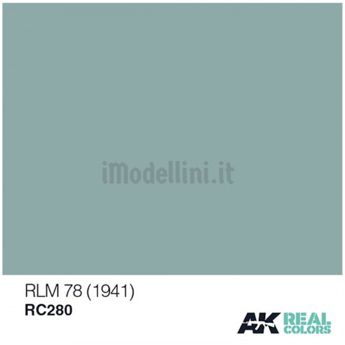 Vernice Acrilica AK Real Colors RLM 78 1941 10ml