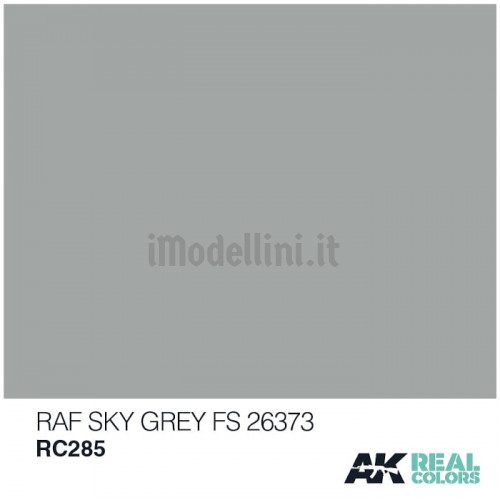 Vernice Acrilica AK Real Colors RAF Sky Grey FS 26373 10ml