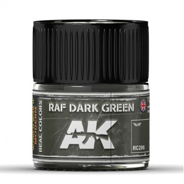 Vernice Acrilica AK Real Colors RAF Dark Green 10ml