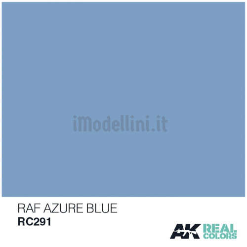 Vernice Acrilica AK Real Colors RAF Azure Blue 10ml