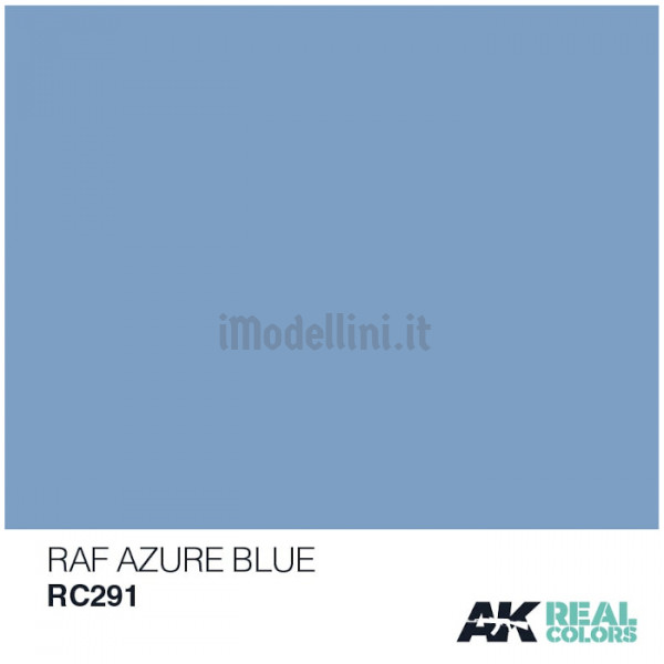 AK Interactive RC291- Vernice Acrilica AK Real Colors RAF Azure Blue 10ml