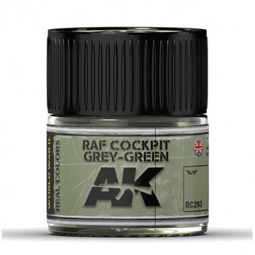 Vernice Acrilica AK Real Colors RAF Cockpit Grey Green 10ml