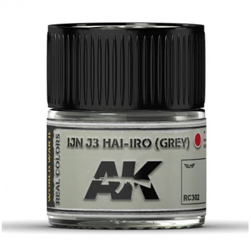 Vernice Acrilica AK Real Colors IJN J3 Hai-Iro Grey 10ml
