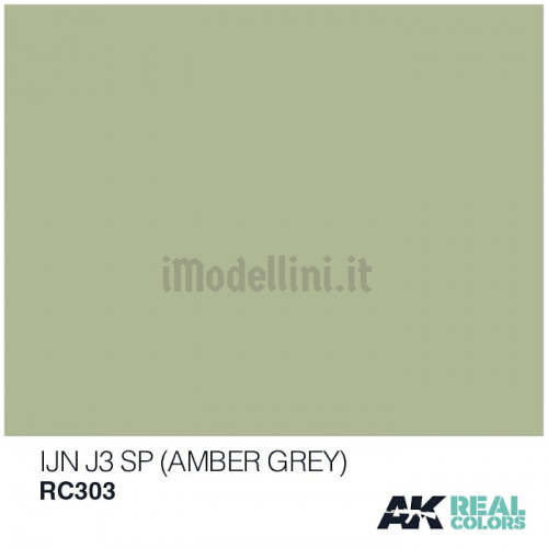 Vernice Acrilica AK Real Colors IJN J3 SP Amber Grey 10ml