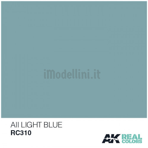 Vernice Acrilica AK Real Colors AII Light Blue 10ml