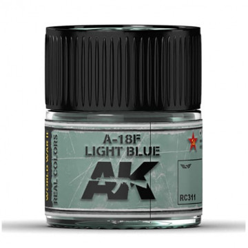 Vernice Acrilica AK Real Colors Light Grey-Blue A-18F 10ml