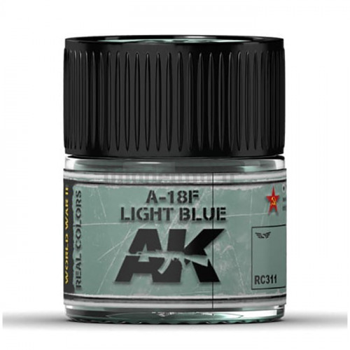 Vernice Acrilica AK Real Colors Light Grey-Blue A-18F 10ml