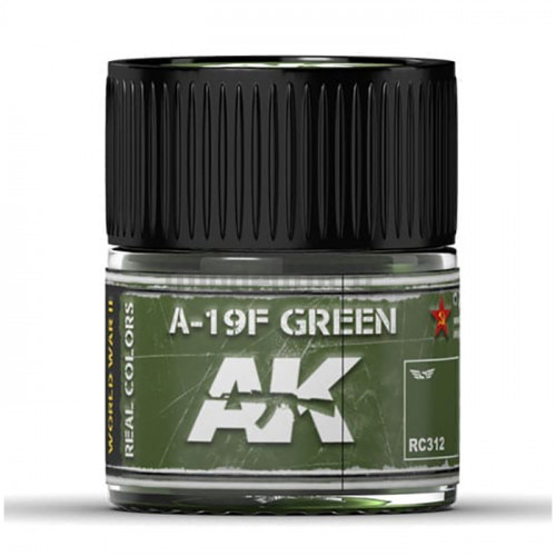 Vernice Acrilica AK Real Colors  Grass Green A-19F 10ml