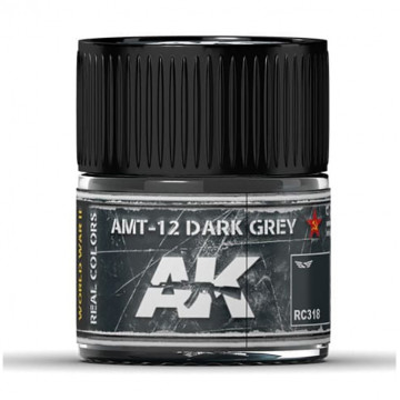 Vernice Acrilica AK Real Colors Dark Grey AMT-12 10ml