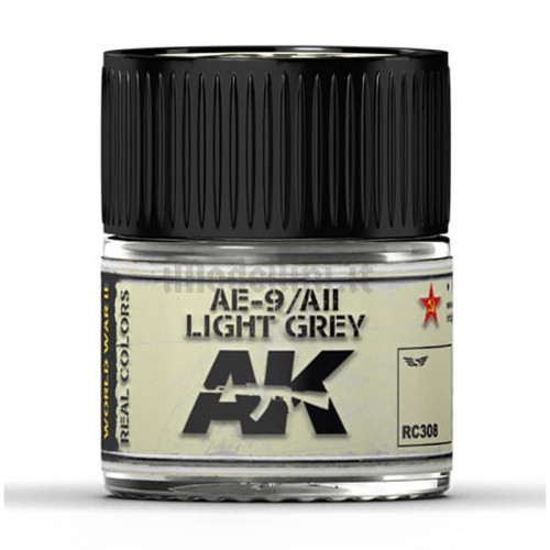Vernice Acrilica AK Real Colors AII Light Grey AE-9 da 10ml