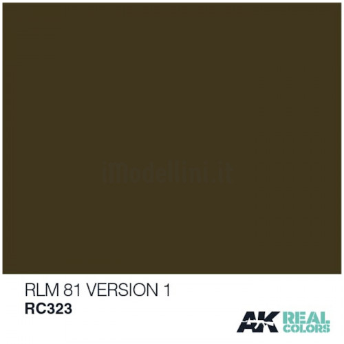Vernice Acrilica AK Real Colors RLM 81 Version 1 10ml