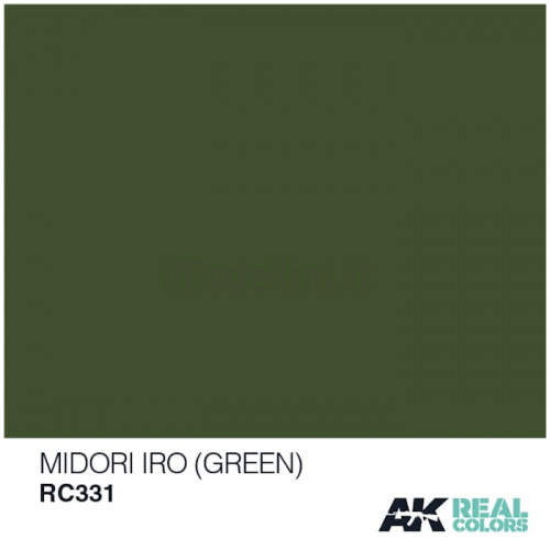 Vernice Acrilica AK Real Colors IJA 21 Green Midori Iro 10ml