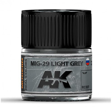 Vernice Acrilica AK Real Colors MIG-29 Light Grey 10ml
