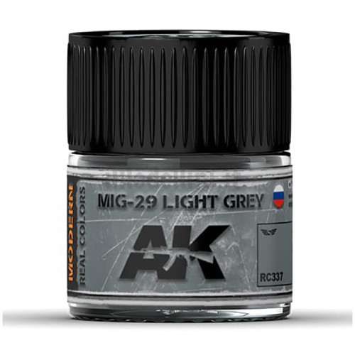 Vernice Acrilica AK Real Colors MIG-29 Light Grey 10ml