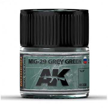 Vernice Acrilica AK Real Colors MIG-29 Grey Green 10ml