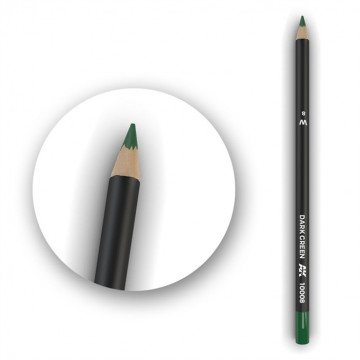 Set 5 Matite AK Watercolor Pencil Dark Green