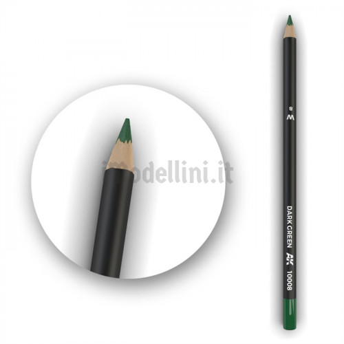 Set 5 Matite AK Watercolor Pencil Dark Green