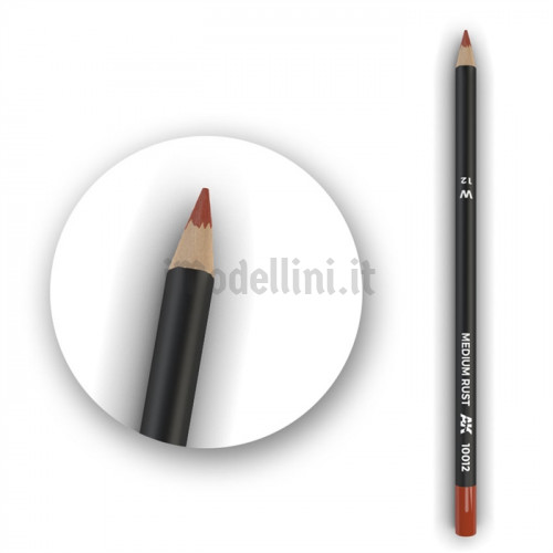 Set 5 Matite AK Watercolor Pencil Medium Rust