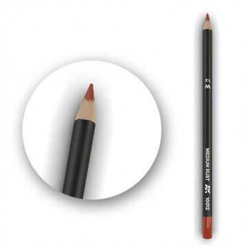 Set 5 Matite AK Watercolor Pencil Medium Rust