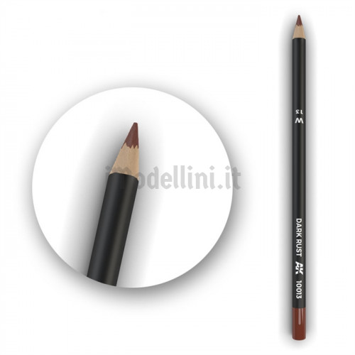 Set 5 Matite AK Watercolor Pencil Dark Rust