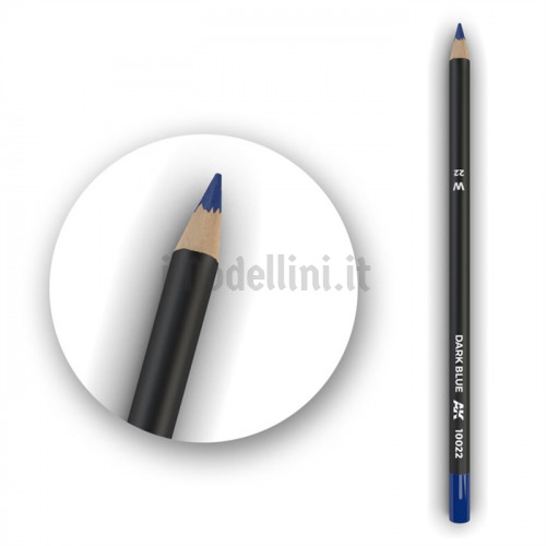 Set 5 Matite AK Watercolor Pencil Dark Blue
