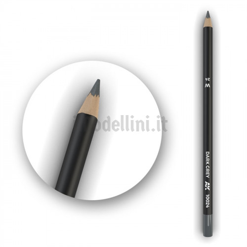 Set 5 Matite AK Watercolor Pencil Dark Grey