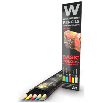 Set 5 Matite AK Watercolor Pencil Basics