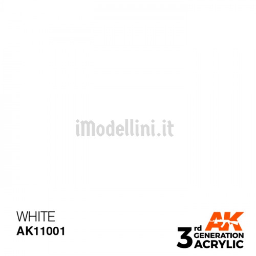 Vernice Acrilica AK 3rd Gen White