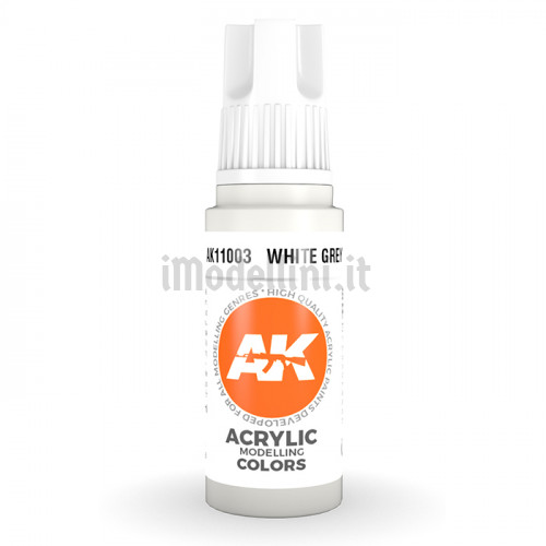 Vernice Acrilica AK 3rd Gen White Grey