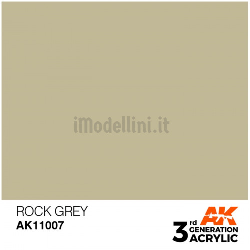 Vernice Acrilica AK 3rd Gen Rock Grey