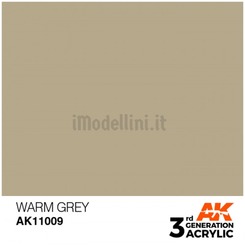 Vernice Acrilica AK 3rd Gen Warm Grey