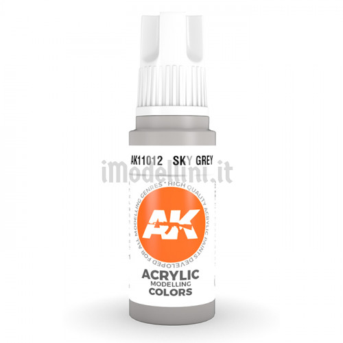 Vernice Acrilica AK 3rd Gen Sky Grey