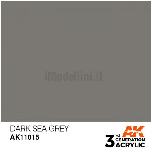 Vernice Acrilica AK 3rd Gen Dark Sea Grey