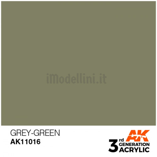 Vernice Acrilica AK 3rd Gen Grey-Green