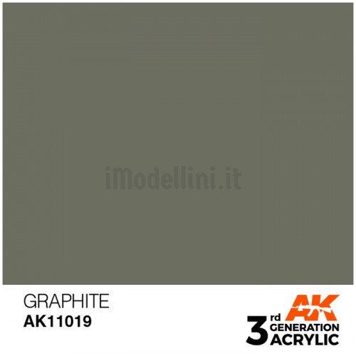 Vernice Acrilica AK 3rd Gen Graphite