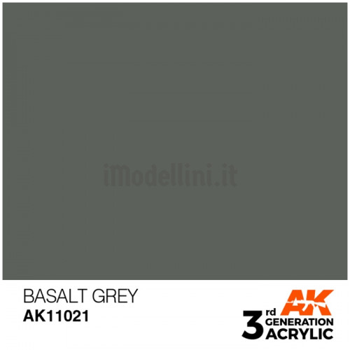 Vernice Acrilica AK 3rd Gen Basalt Grey