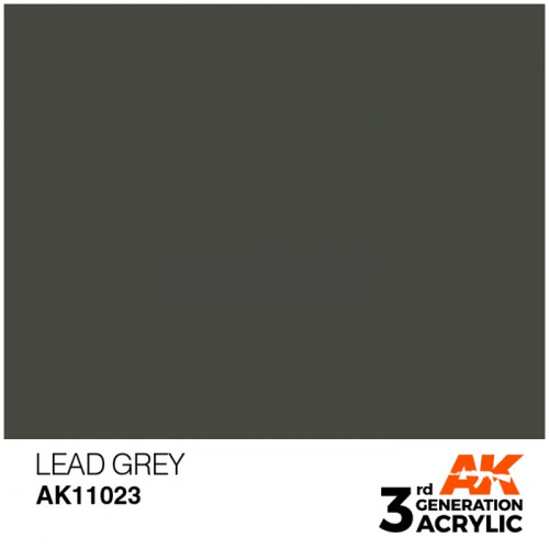 Vernice Acrilica AK 3rd Gen Lead Grey