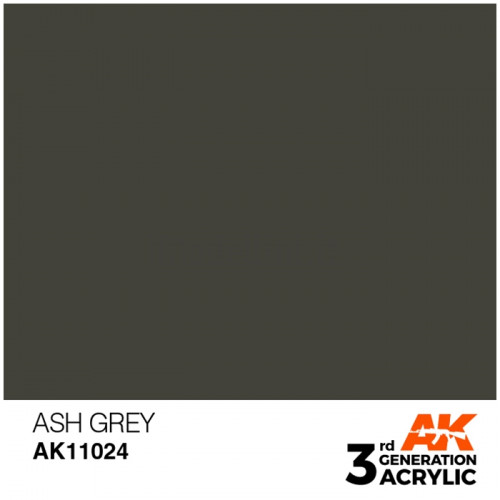 Vernice Acrilica AK 3rd Gen Ash Grey