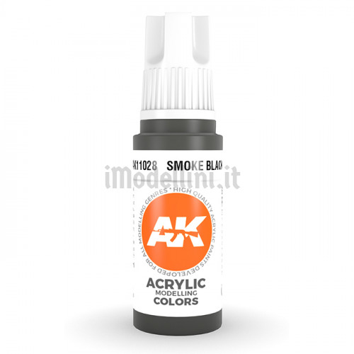 Vernice Acrilica AK 3rd Gen Smoke Black