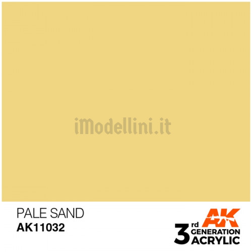 Vernice Acrilica AK 3rd Gen Pale Sand