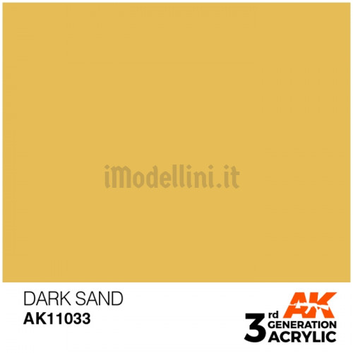 Vernice Acrilica AK 3rd Gen Dark Sand