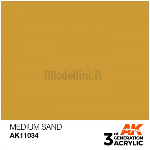 Vernice Acrilica AK 3rd Gen Medium Sand