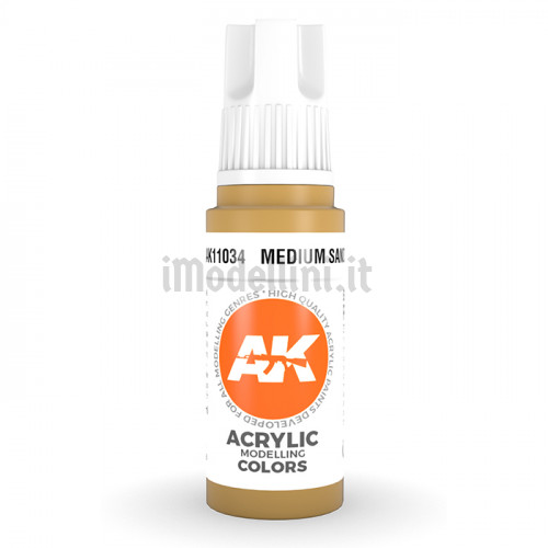 Vernice Acrilica AK 3rd Gen Medium Sand