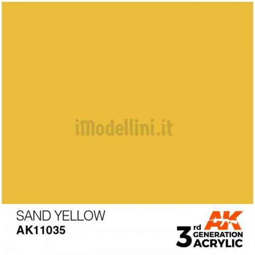 Vernice Acrilica AK 3rd Gen Sand Yellow