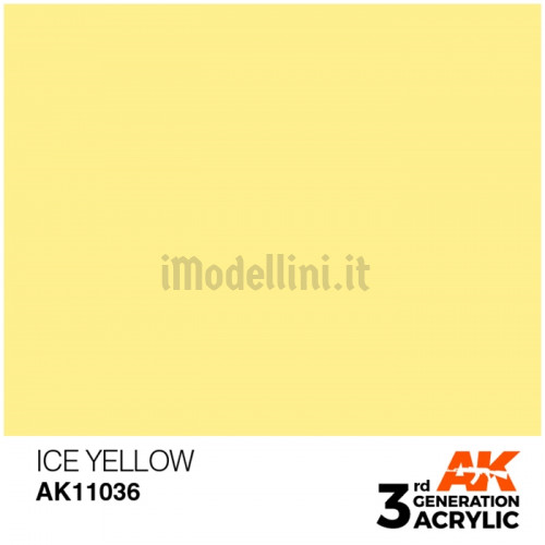 Vernice Acrilica AK 3rd Gen Ice Yellow