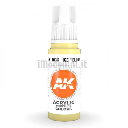 Vernice Acrilica AK 3rd Gen Ice Yellow
