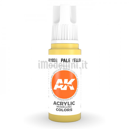 Vernice Acrilica AK 3rd Gen Pale Yellow