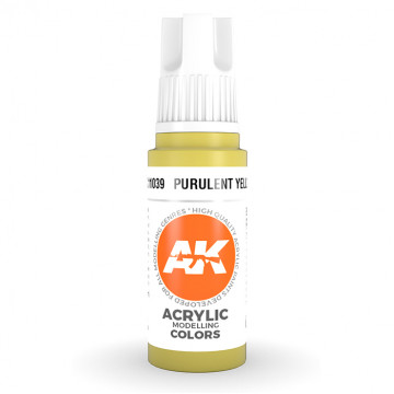 Vernice Acrilica AK 3rd Gen Purulent Yellow